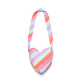 ADEE Etta Stripe Heart Shape Bag